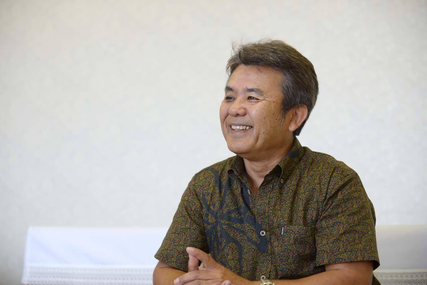 社長の眞志喜 実 (ましき みのる) さん